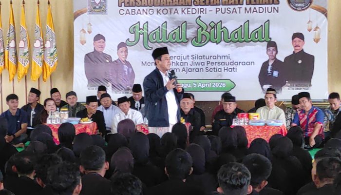 Gelar Halal Bihalal, Ketua PCNU Harapkan Warga PSHT Jaga Nama Baik Organisasi