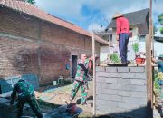 Bangun Sanitasi Babinsa Kerjen Bersama Warga, Wujud Nyata Pencegahan Penyakit