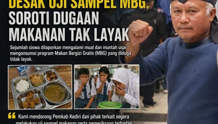 LSM Gerak Indonesia Desak Uji Sampel MBG, Soroti Dugaan Makanan Tak Layak