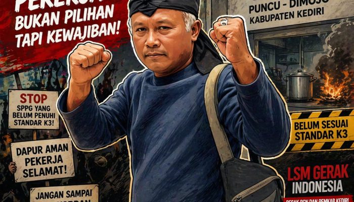 LSM Gerak Indonesia: SPPG di Kediri Perlu Evaluasi Menyeluruh, Hentikan Sementara yang Belum Penuhi Standar