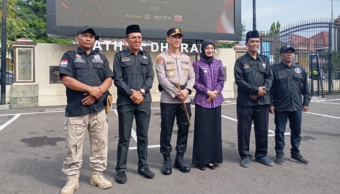 Sinergi Kuat Jaga Kediri, 300 Personel dan Elemen Masyarakat Deklarasikan SABUK KAMTIBMAS