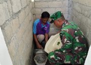 Babinsa Sumberboto Bantu Warga Bangun MCK, Wujud Kepedulian Dan Kebersamaan