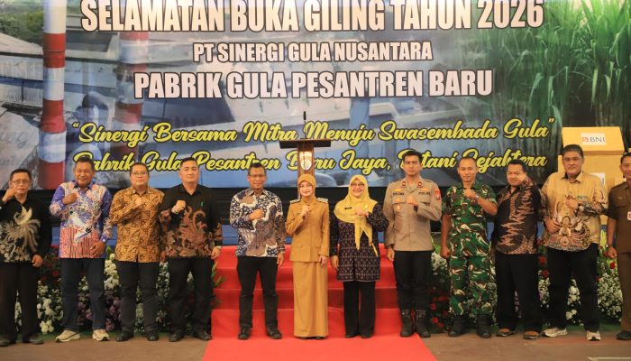 Selamatan Buka Giling 2026 PG Pesantren Baru, Wakapolres Kediri Kota Hadiri dan Pastikan Pengamanan Berjalan Optimal