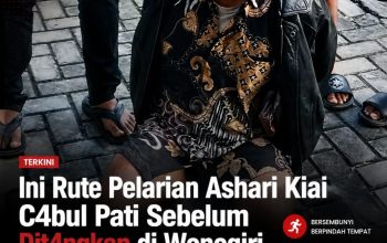 Buron Lintas Kota, Kiai Ashari Tersangka Dugaan Pencabulan Santriwati Ditangkap di Wonogiri