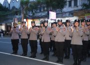 Polwan Polres Kediri Kota Tampil Humanis dalam Pengamanan Laga Persik Kediri vs Persija Jakarta