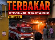 Kantin RS Muhammadiyah Ahmad Dahlan Kediri Terbakar, Petugas Damkar Lakukan Penanganan