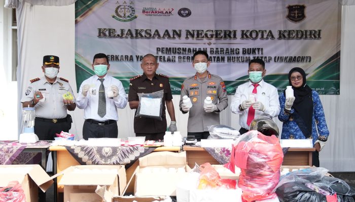 Barang Bukti 51 Kasus Dimusnahkan, Aparat Penegak Hukum Perkuat Komitmen Berantas Kejahatan