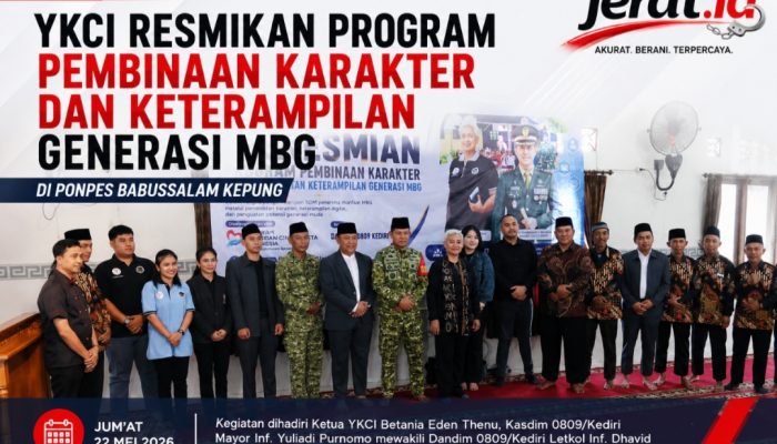 YKCI Resmikan Program Pembinaan Karakter dan Keterampilan Generasi MBG di Ponpes Babussalam Kepung