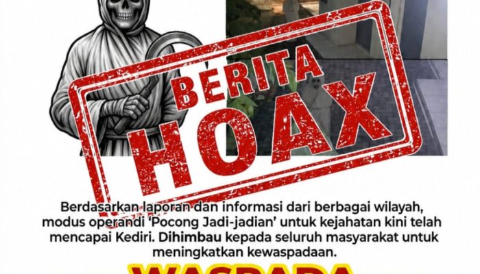 Waspada Informasi Hoaks “Pocong Jadi-Jadian” di Kediri, Masyarakat Diminta Tetap Tenang dan Tidak Mudah Percaya