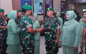 Pimpin Sertijab Danramil dan Perwira Staf, Dandim 0808/Blitar Tekankan Optimalisasi Kinerja Satuan