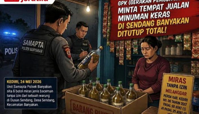 GPK Desak Penutupan Total Tempat Penjualan Miras Ilegal di Sendang Banyakan