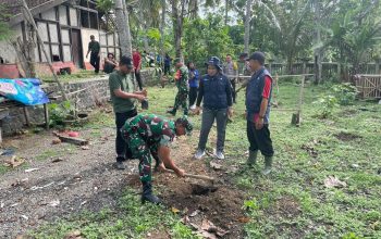 Penghijauan Monumen Trisula, TNI-Polri Bersama SMKN 1 Bakung Wujudkan Kepedulian Lingkungan 7 IMG 20260526 WA0019