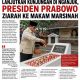 Lanjutkan Kunjungan di Nganjuk, Presiden Prabowo Ziarah ke Makam Marsinah