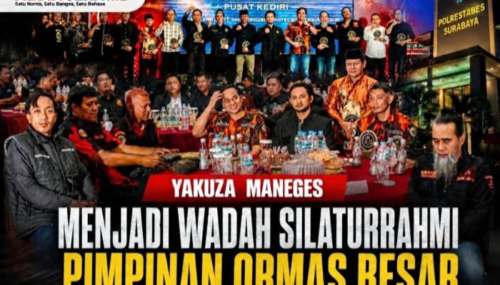 YAKUZA MANEGES Jadi Jembatan Silaturahmi Pimpinan Lintas Ormas Besar