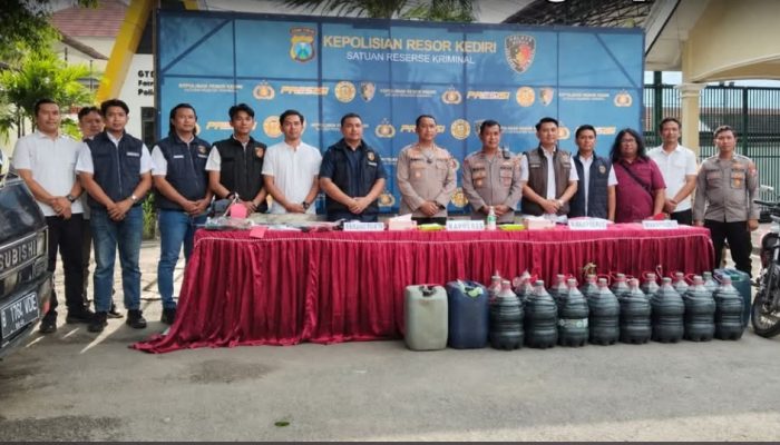 Timbun 240 Liter Pertalite, Pria Plosoklaten Kediri Dibekuk Polisi
