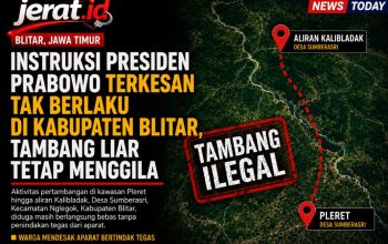 Instruksi Presiden RI Prabowo Subianto Terkesan Tak Berlaku di Kabupaten Blitar, Tambang Liar Tetap Menggila.