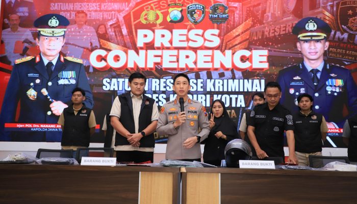 Polres Kediri Kota Ringkus Pelaku Spesialis Pecah Kaca Mobil, Beraksi di 13 TKP Lintas Daerah