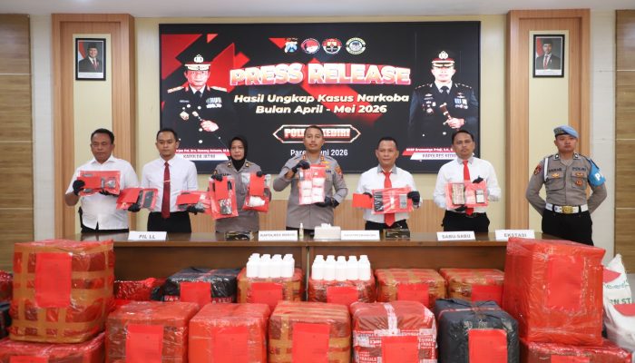 Dua Bulan, 46 Kasus Narkoba Terungkap di Kediri dengan Sitaan Lebih dari 2 Juta Pil LL