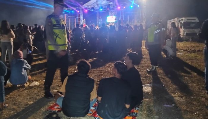 Sinergi Tiga Pilar, Kapolsek Tarokan Pimpin Langsung Pengamanan Kegiatan Cek Sound