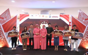 Kapolres Kediri Kota Tutup Pameran dan Bazar UMKM serta Turnamen E-Sport Piala Kapolres dalam Rangka HKGB ke-74 dan Hari Bhayangkara ke-80