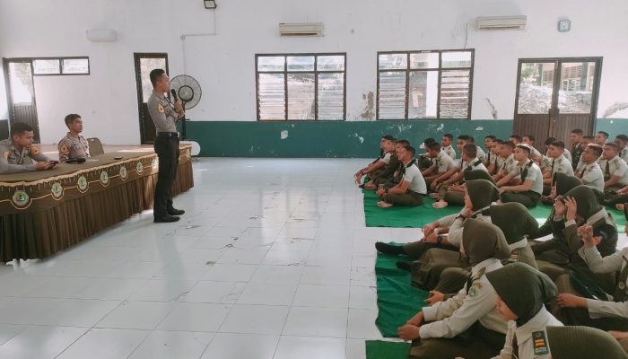 Taruna Akpol Anggkatan 58 Jadi Irup di Sekolah, Tekankan Disiplin dan Ajak Siswa Ikut Jaga Kamtibmas