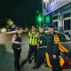Kawal Hingga Fajar, Kabag Ops Polres Kediri Kota Pastikan Rombongan PSHT Melintas Kediri Kota Aman