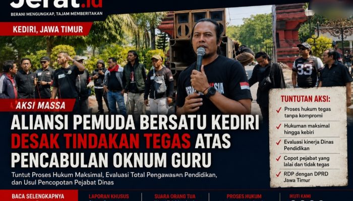Aliansi Pemuda Bersatu Kediri Desak Tindakan Tegas atas Dugaan Pencabulan oleh Oknum Guru
