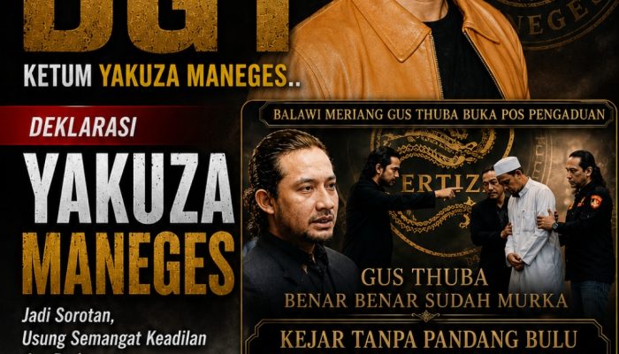 Deklarasi Yakuza Maneges Jadi Sorotan, Usung Semangat Keadilan dan Perlawanan terhadap Penyimpangan