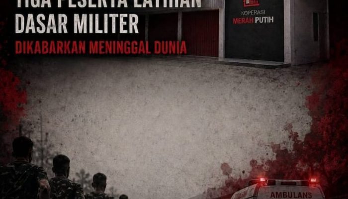 Tiga Peserta Latsarmil Calon Pengelola Kopdes Merah Putih Meninggal Dunia, Pemerintah Lakukan Evaluasi