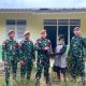 Satgas Pamtas RI-Malaysia Yonarmed 19/Bogani Terima Penyerahan Sisik Trenggiling dari Warga, Wujud Keberhasilan Pembinaan di Perbatasan