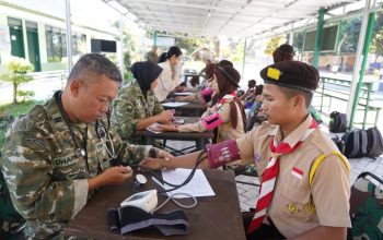 Kodim 0808/Blitar Gelar Persami KKRI, Bentuk Generasi Muda Tangguh Dan Berkarakter Kebangsaan