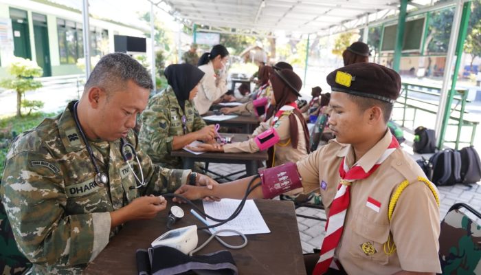 Kodim 0808/Blitar Gelar Persami KKRI, Bentuk Generasi Muda Tangguh Dan Berkarakter Kebangsaan