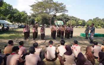 Bentuk Generasi Tangguh, Persami KKRI Kodim 0808/Blitar Bekali Pelajar Materi Bela Negara Hingga Survival