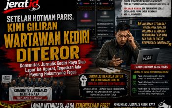 SETELAH POLEMIK HOTMAN PARIS, KINI WARTAWAN DI KEDIRI DIDUGA MENERIMA ANCAMAN SAAT MENJALANKAN TUGAS JURNALISTIK