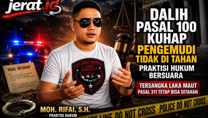 Dalih Pasal 100 KUHAP Baru, Praktisi Hukum: Tersangka Kecelakaan Maut dengan Pasal 311 Dapat Ditahan