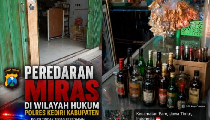 Marak Penjualan Miras Ilegal di Kediri, Generasi Muda Terancam, Publik Pertanyakan Ketegasan Satpol PP dan Polisi.