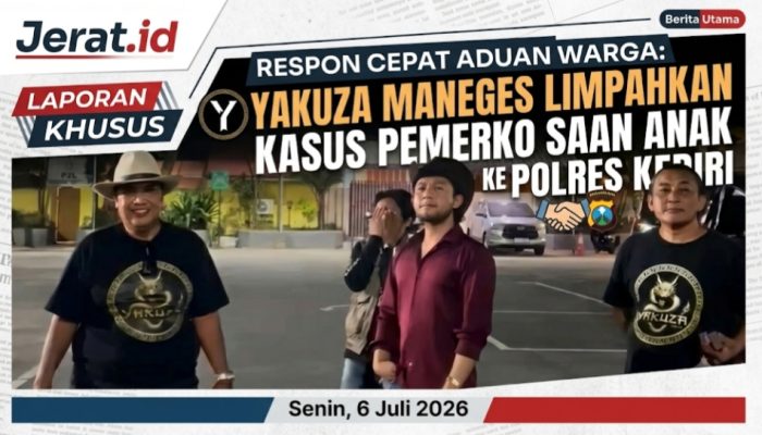 Respons Cepat Aduan Warga, Yakuza Maneges Limpahkan Kasus Dugaan Pemerkosaan Anak ke Polres Kediri