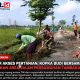 Lancar Akses Pertanian, Kopka Budi Bersama Warga Bersihkan Area Jalan Persawahan Tambakan