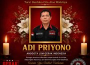 Kabar Duka: Anggota LSM GERAK INDONESIA DPK Kediri, Adi Priyono, Meninggal Dunia