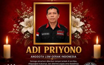 Kabar Duka: Anggota LSM GERAK INDONESIA DPK Kediri, Adi Priyono, Meninggal Dunia
