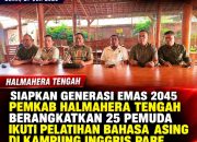 Siapkan Generasi Emas 2045, Pemkab Halmahera Tengah Berangkatkan Puluhan Pemuda Ikuti Pelatihan Bahasa Asing di Pare 9 IMG 20260727 180025