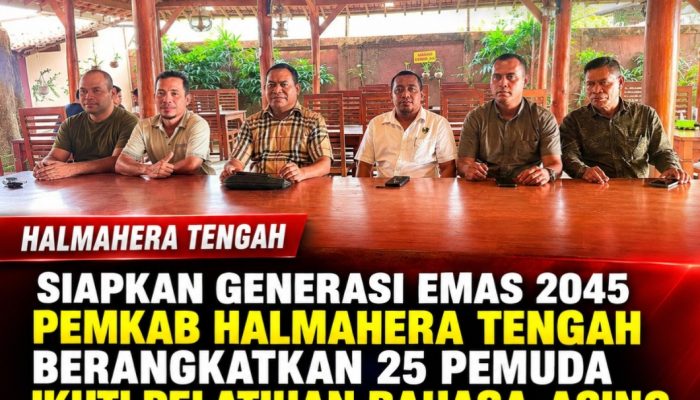 Siapkan Generasi Emas 2045, Pemkab Halmahera Tengah Berangkatkan Puluhan Pemuda Ikuti Pelatihan Bahasa Asing di Pare
