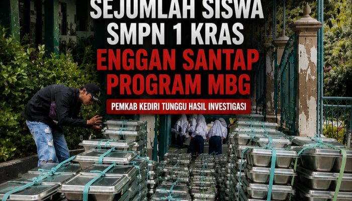 Diduga Trauma Pasca Insiden, Sejumlah Siswa SMPN 1 Kras Enggan Santap Program MBG, Pemkab Kediri Tunggu Hasil Investigasi