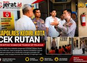 Kapolres Kediri Kota Cek Rutan, Beri Motivasi Tahanan dan Tekankan SOP Penjagaan