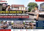Kapolres Kediri Kota: Kenaikan Pangkat Pengabdian Bukti Loyalitas dan Integritas Anggota
