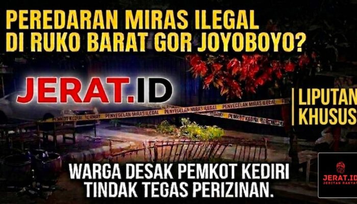 Ruko Barat GOR Joyoboyo Diduga Jadi Pusat Peredaran Miras Ilegal, Warga Desak Pemkot Kediri Bertindak Tegas