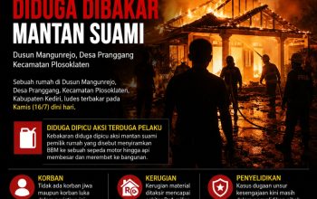 DUGAAN PEMBAKARAN RUMAH DI PLOSOKLATEN, POLISI SELIDIKI UNSUR KESENGAJAAN