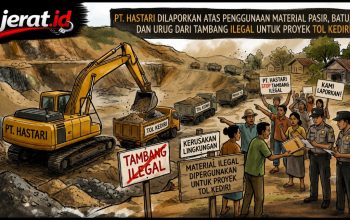 PROYEK TOL TRILIUNAN RUPIAH GUDANG GARAM DILAPORKAN, DIDUGA GUNAKAN MATERIAL DARI TAMBANG ILEGAL