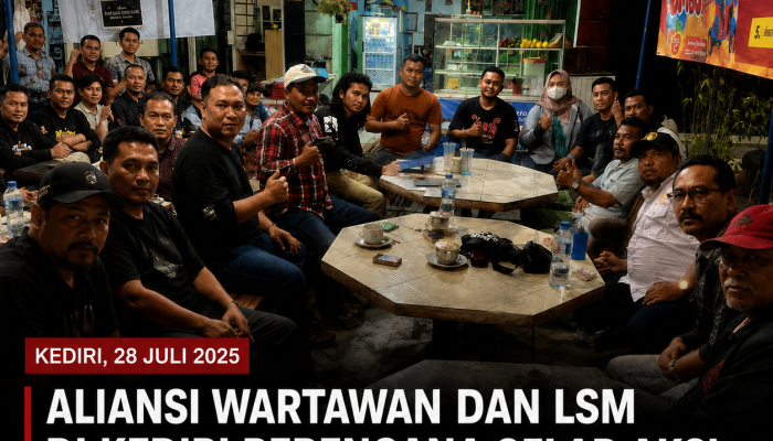 SERUKAN MARTABAT PERS! Aliansi Wartawan & LSM Kediri Siap Aksi Damai: Kami Bukan “Londo Ireng”, Kami Pilar Demokrasi