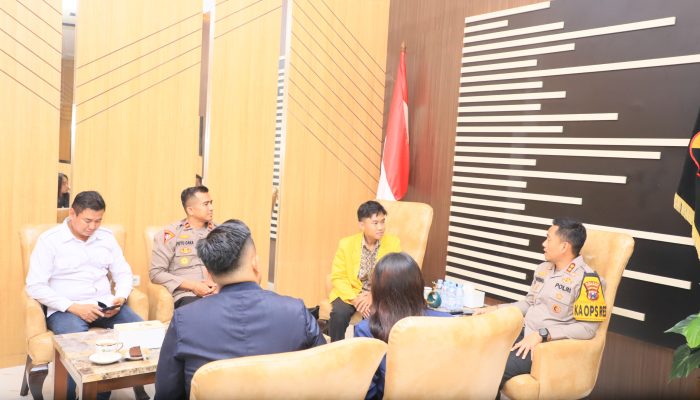 Kapolres Kediri Kota Ajak BEM Kediri Raya Jaga Kedamaian dan Kondusivitas Kota Kediri